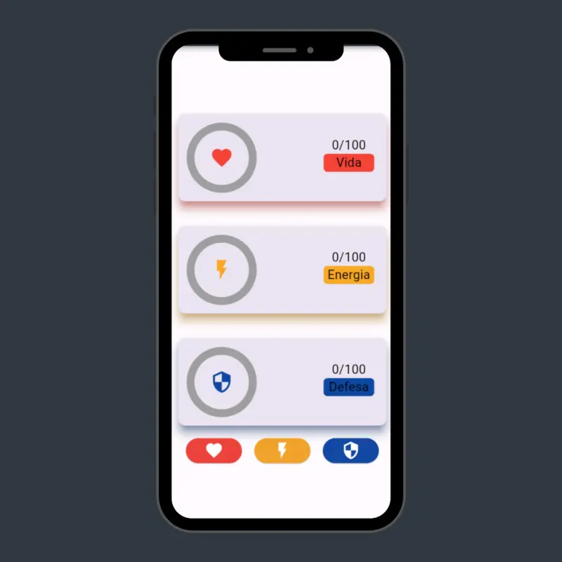 Mockup do projeto Aumento de Nível